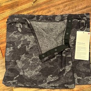 Lululemon Vinyasa grey camo print scarf
